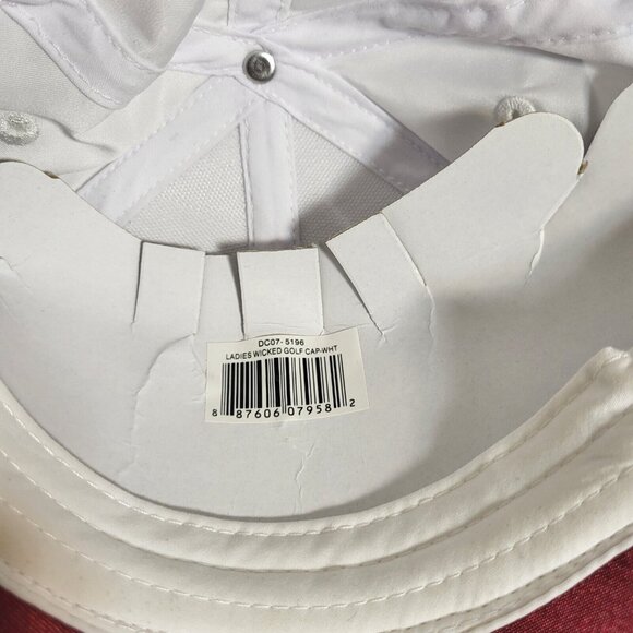 DODGE Pink White Hat Strapback Baseball Vintage Cap Womens NEW TAGS - Picture 2 of 14